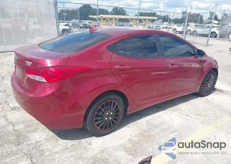 2013 Hyundai Elantra Gls z USA, uszkodzony, nr VIN 5NPDH4AE6DH187023